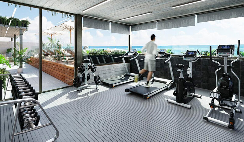 Gym IX Condos Puerto Morelos